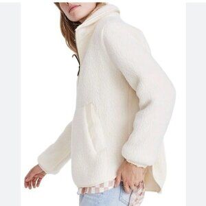 Madewell Polartec Fleece Popover Jacket Size Small